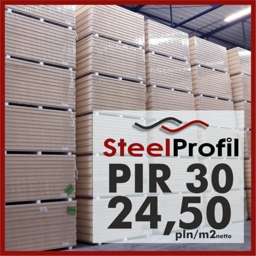 Plyty PIR 30 poliuretan