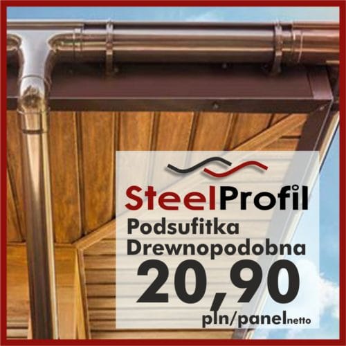 Podsufitka podbitka dachowa drewnopodobna metalowa lepsza niż pcv