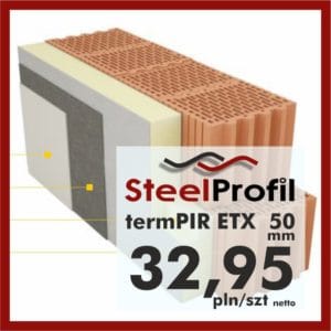 PIR ETICS termPIR ETX 50mm ocieplenie scian 3295
