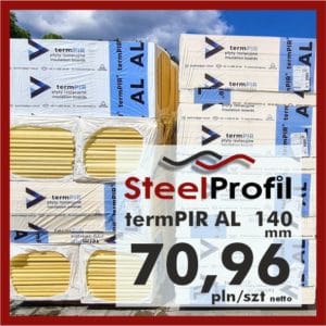 Tanie Płyty PIR termPIR 140mm 14 cm