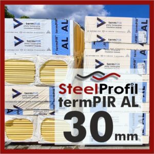 Płyta PIR termPIR AL Izoproof 30mm poliuretanowa pianka pur