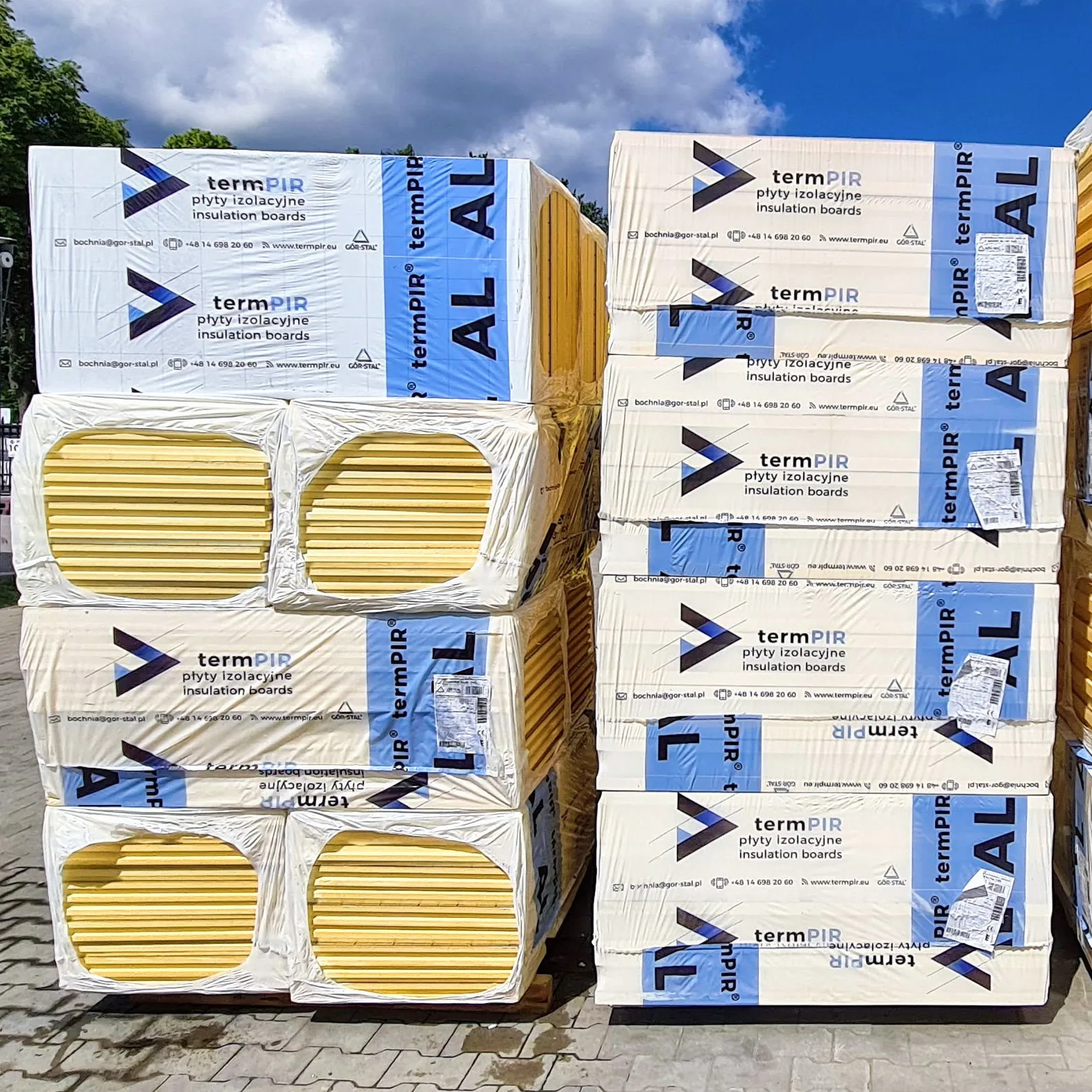 Płyta PIR termPIR AL 60 mm Izoproof poliuretan 6cm 1200x600 - obrazek 2