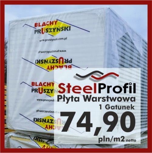 Płyta Warstwowa Pruszyński 1 gatunek PIR