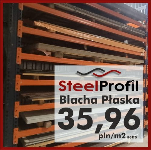 Tania Blacha Płaska BPA 7016 Polysk