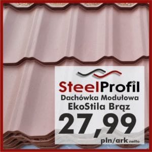 Tania Blachodachówka Modułowa Brąz