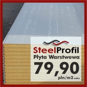 Tanie Płyty Warstwowe PIR 40mm 2 gatunek MIX