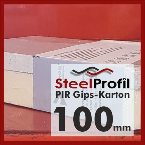 Płyty PIR termPIR AL GK GIPS KARTON 100mm