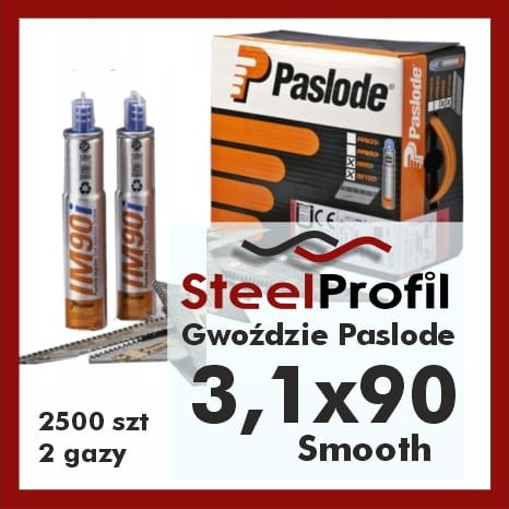 Tanie Gwoździe Paslode 31x90 Smooth Gladkie