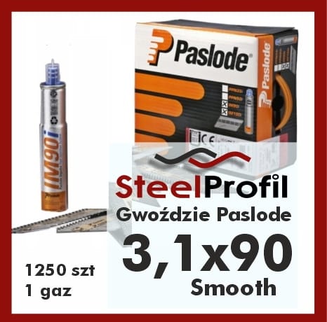 Tanie Gwoździe Paslode 31x90 Smooth 1250szt