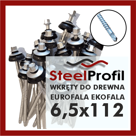 wkręty do drewna eurofala 6,5 x 112 ocynk