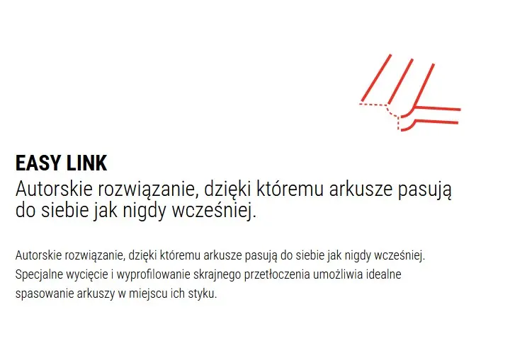 Blachodachówka ALFA - Easy Link