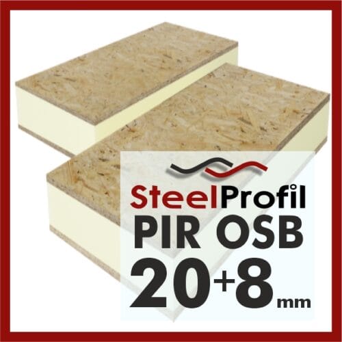 Płyty PIR z OSB termPIR AL OSB 20-8mm