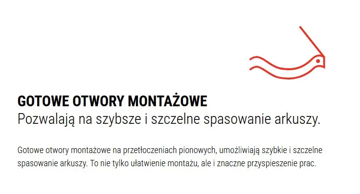 Steel Roof Tile HETA - Otwory montażowe