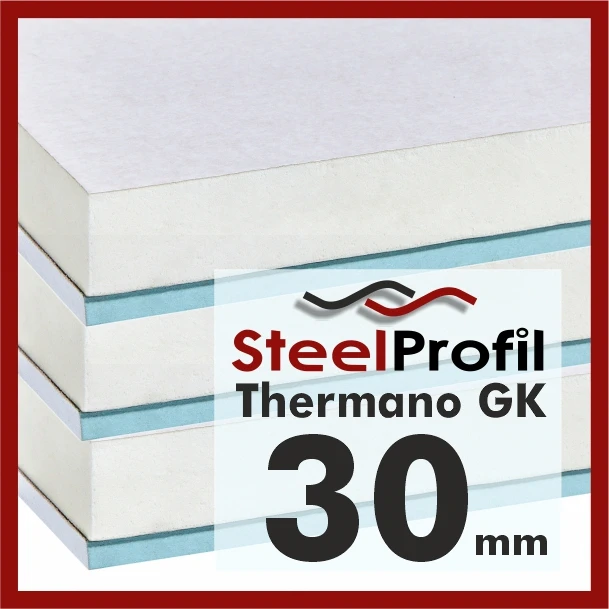 Thermano GK Płyta PIR z Gips Kartonem 30mm