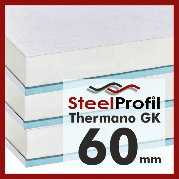 Thermano GK Płyta PIR z Gips Kartonem 60mm