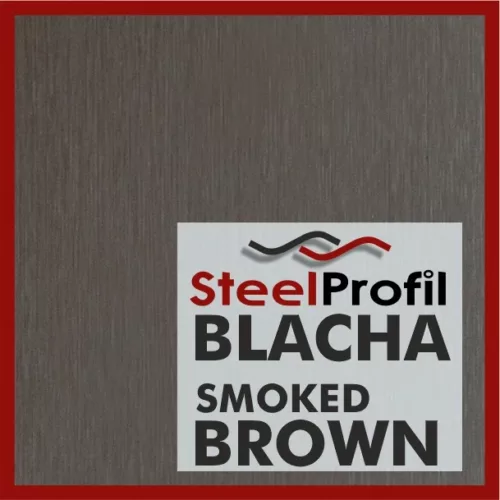 Blacha Płaska SMOKED BROWN Dymny Brązowy w arkuszach