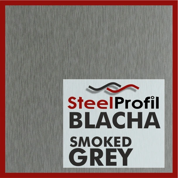 Blacha Płaska SMOKED GREY Dymny Szary w arkuszach