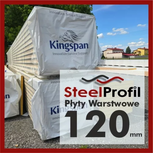 Płyta Warstwowa KINSGPAN PIR 120mm 12cm Ścienna