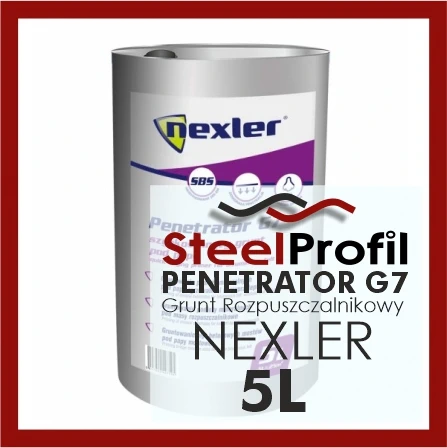 Grunt rozpuszczalnikowy Nexler Penetrator G7 5l