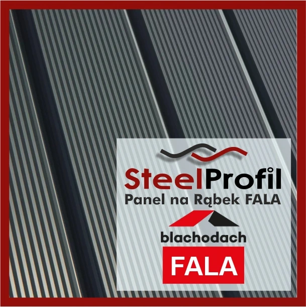 Panel na rąbek stojący blacha FALA Blachodach