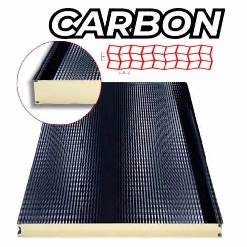 Сэндвич панели пир Стена CARBON PIR 40 мм — изображение 4