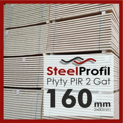 Cheap PIR Insulation Board 160mm 2 Grade Choice 2 x 80mm