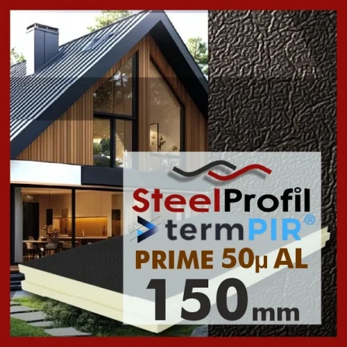 Płyta PIR termPIR PRIME 150mm okładzina Aluminiowa