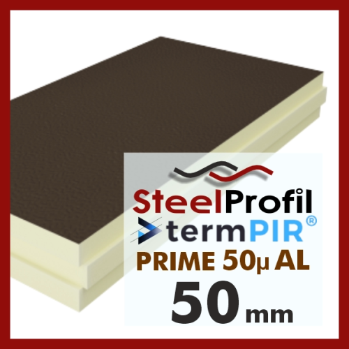 Płyta PIR termPIR PRIME 50mu ALUMINIUM AGRO