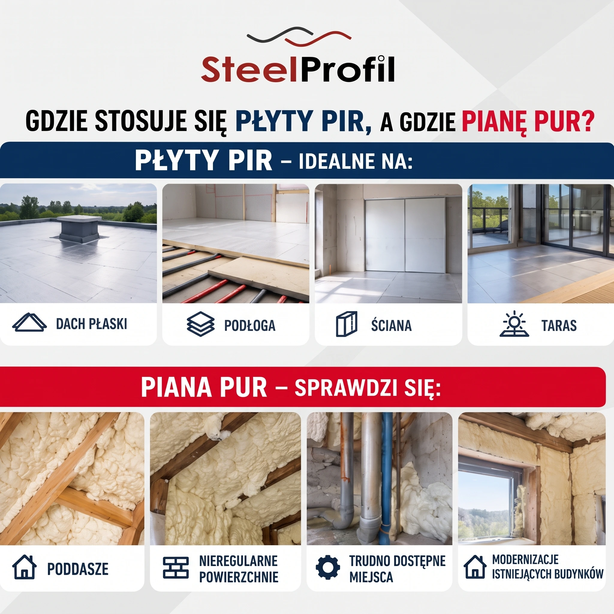 płyta PIR czy PUR